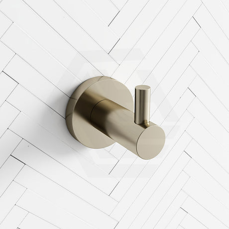 Meir Round Solid Brass Robe Hook Variant Colour Available