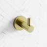 Meir Round Solid Brass Robe Hook Variant Colour Available