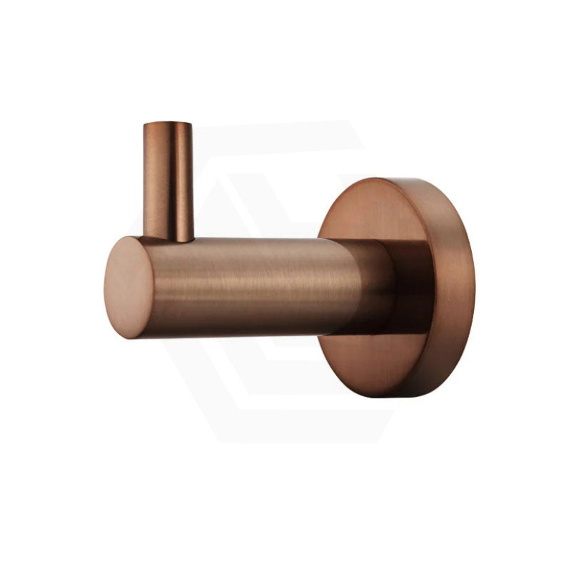 Meir Round Solid Brass Robe Hook Variant Colour Available