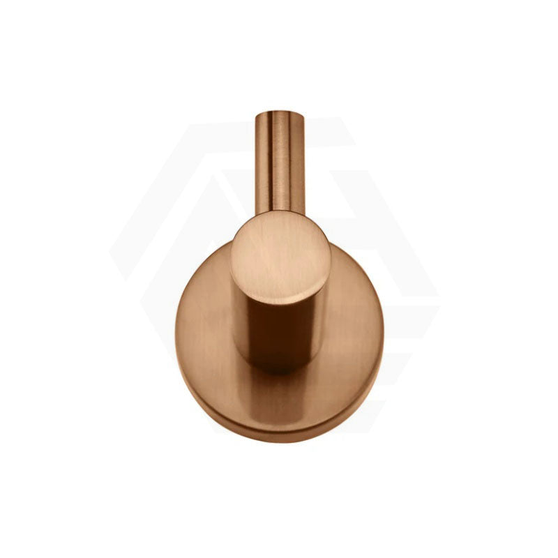 Meir Round Solid Brass Robe Hook Variant Colour Available