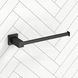 Meir Square Matt Black Guest Towel Rail