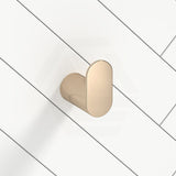Meir Curvaé Stainless Steel Single Robe Hook Variant Colour Available