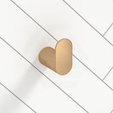 Meir Curvaé Stainless Steel Single Robe Hook Variant Colour Available