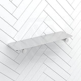 Meir Curvaé 400mm Stainless Steel Shower Shelf Variant Colour Available