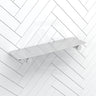 Meir Curvaé 400mm Stainless Steel Shower Shelf Variant Colour Available