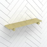 Meir Curvaé 400mm Stainless Steel Shower Shelf Variant Colour Available