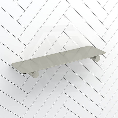 Meir Curvaé 400mm Stainless Steel Shower Shelf Variant Colour Available