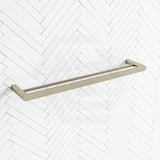 Meir Curvaé 600/800mm Stainless Steel Double Towel Rail Variant Colour Available