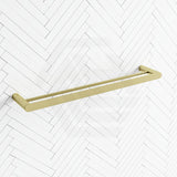 Meir Curvaé 600/800mm Stainless Steel Double Towel Rail Variant Colour Available