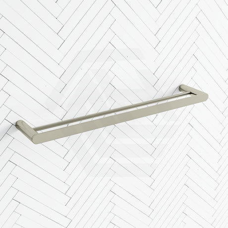 Meir Curvaé 600/800mm Stainless Steel Double Towel Rail Variant Colour Available