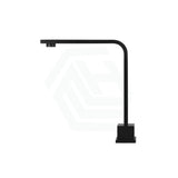 Meir Brass Square High-Rise Swivel Hob Spout Matt Black