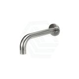 Meir Outdoor Universal Round Curved 316 Stainless Steel Wall Spout