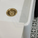 Meir Lavello Sink Strainer and Waste Plug Basket with Stopper Variant Colour Available