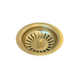 Meir Lavello Sink Strainer and Waste Plug Basket with Stopper Variant Colour Available