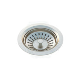 N#3(Nickel) Meir Lavello PVD Brushed Nickel Sink Strainer and Waste Plug Basket with Stopper