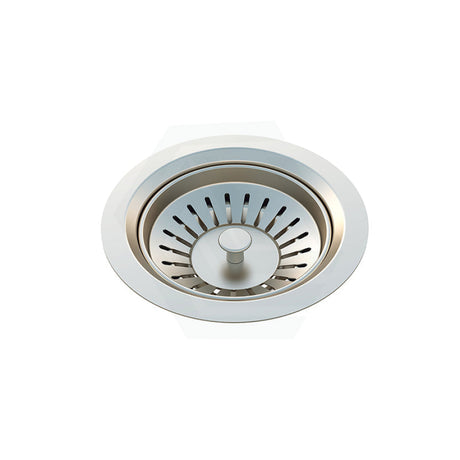 N#3(Nickel) Meir Lavello PVD Brushed Nickel Sink Strainer and Waste Plug Basket with Stopper