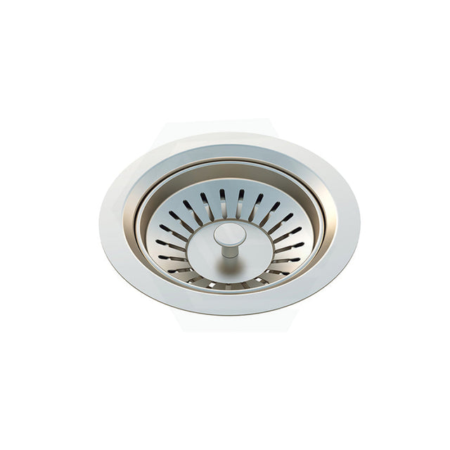 N#3(Nickel) Meir Lavello PVD Brushed Nickel Sink Strainer and Waste Plug Basket with Stopper