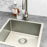 N#3(Nickel) Meir Lavello PVD Brushed Nickel Sink Strainer and Waste Plug Basket with Stopper
