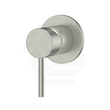 N#3(Nickel) Meir Brushed Nickel Round Plate Shower/Bath Mixer Trim Kit Only Wall Dress