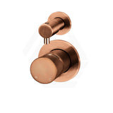 Meir Round Pinless Diverter Mixer Polished Chrome Wall Mixers 