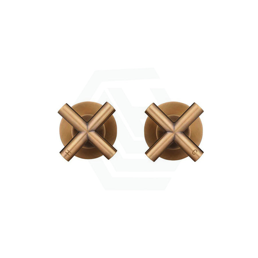 Meir Round Cross Handle Jumper Valve Wall Top Assemblies Variant Colour Available