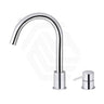 Meir Round Gooseneck 360 Degree Swivel Hob Mounted Tap Set Variant Colour Available