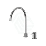 Meir Round Gooseneck High-Rise Swivel Hob Mounted Tap Set Variant Colour Available