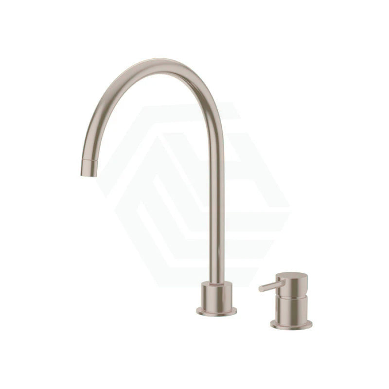 Meir Round Gooseneck High-Rise Swivel Hob Mounted Tap Set Variant Colour Available