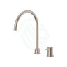 Meir Round Gooseneck High-Rise Swivel Hob Mounted Tap Set Variant Colour Available