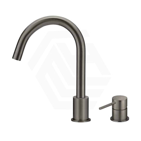 Meir Round Gooseneck 360 Degree Swivel Hob Mounted Tap Set Variant Colour Available