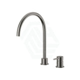 Meir Round Gooseneck High-Rise Swivel Hob Mounted Tap Set Variant Colour Available