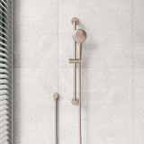 Meir Round Three Function Hand Shower On Rail Column Variant Colour Available
