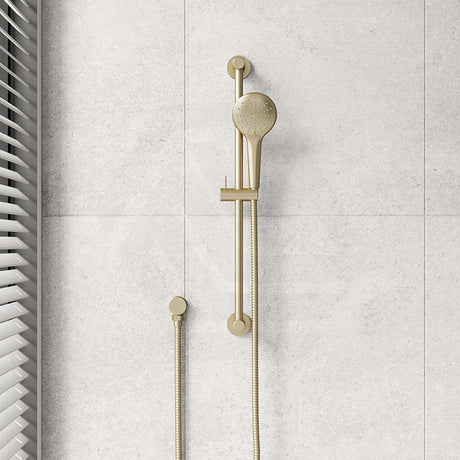 Meir Round Three Function Hand Shower On Rail Column Variant Colour Available