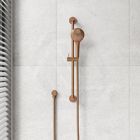 Meir Round Three Function Hand Shower On Rail Column Variant Colour Available