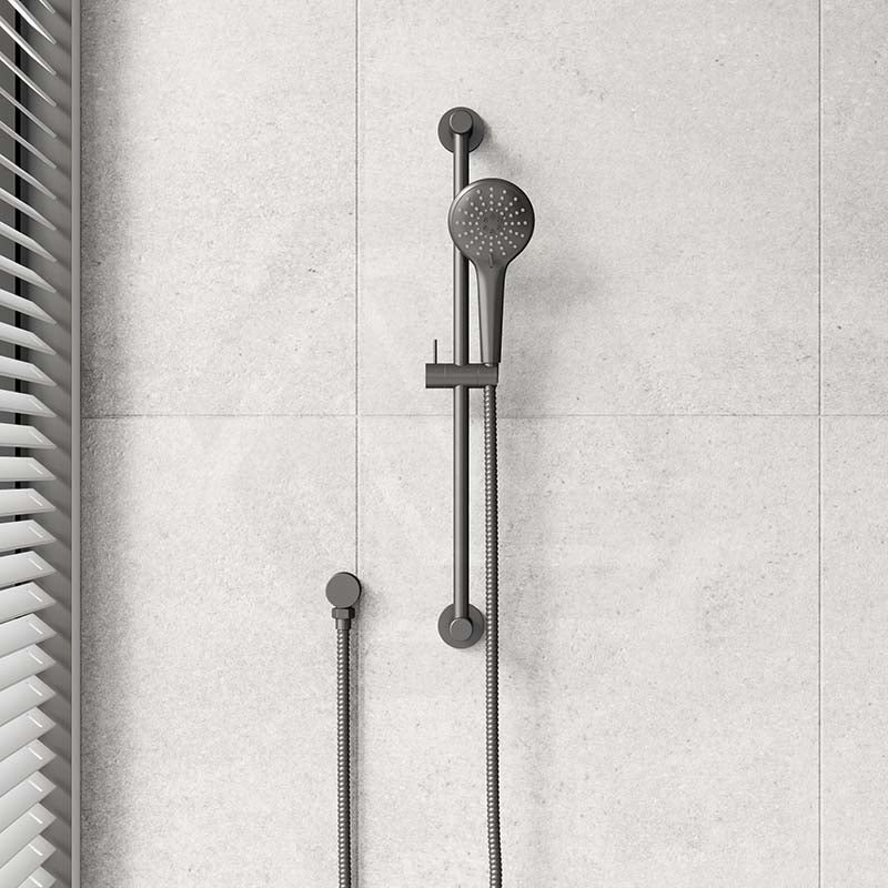 Meir Round Three Function Hand Shower On Rail Column Variant Colour Available