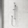 Meir Round Hand Shower on Rail Column Variant Colour Available