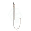 Meir Round Hand Shower On Rail Column Variant Colour Available Champagne With Handheld