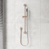 Meir Round Hand Shower on Rail Column Variant Colour Available