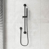 Meir Round Hand Shower on Rail Column Variant Colour Available