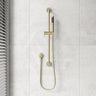 Meir Round Hand Shower on Rail Column Variant Colour Available