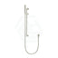 Meir Round Hand Shower On Rail Column Variant Colour Available Brushed Nickel With Handheld