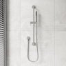 Meir Round Hand Shower on Rail Column Variant Colour Available