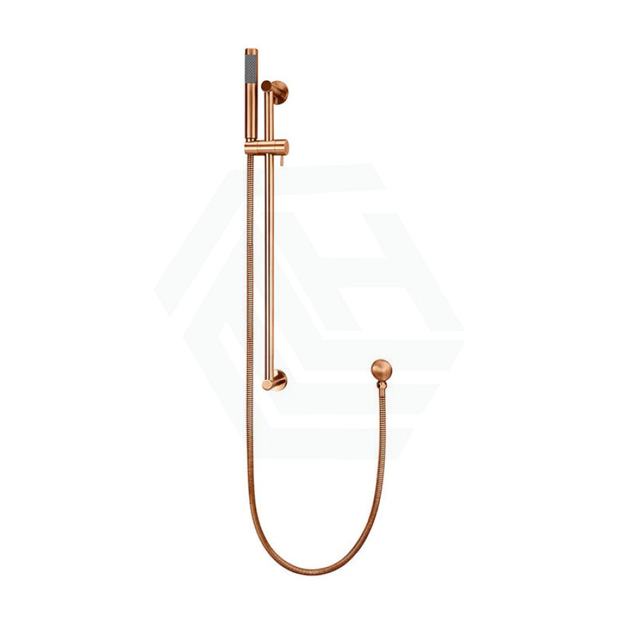 Meir Round Hand Shower on Rail Column Variant Colour Available