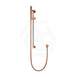 Meir Round Hand Shower on Rail Column Variant Colour Available