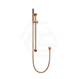 Meir Round Hand Shower on Rail Column Variant Colour Available