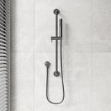 Meir Round Hand Shower on Rail Column Variant Colour Available