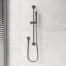 Meir Round Hand Shower on Rail Column Variant Colour Available