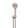 Meir Round Three Function Hand Shower On Swivel Bracket Variant Colour Available Champagne Handheld