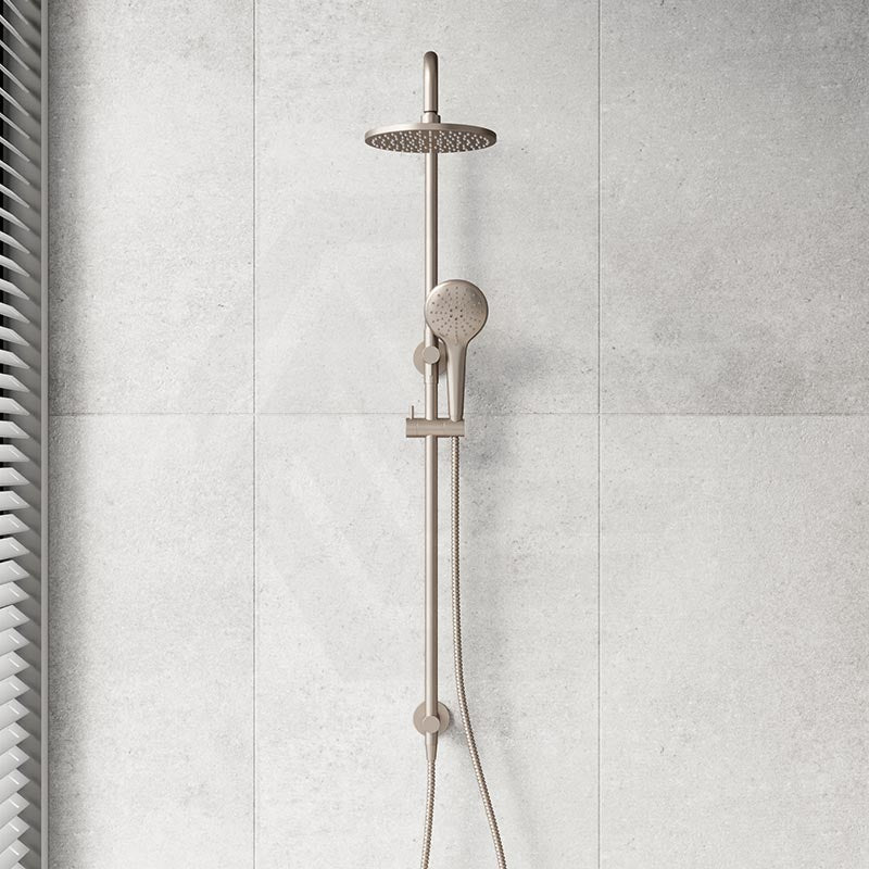 Meir 200/300mm Round Twin Shower Set with Three Function Handheld Universal Water Inlet Variant Colour Available