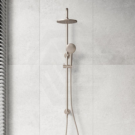 Meir 200/300mm Round Twin Shower Set with Three Function Handheld Universal Water Inlet Variant Colour Available